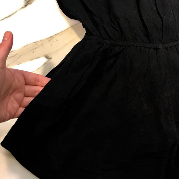 Ella Moss Crepe & Lace Romper - Picture 2 of 5